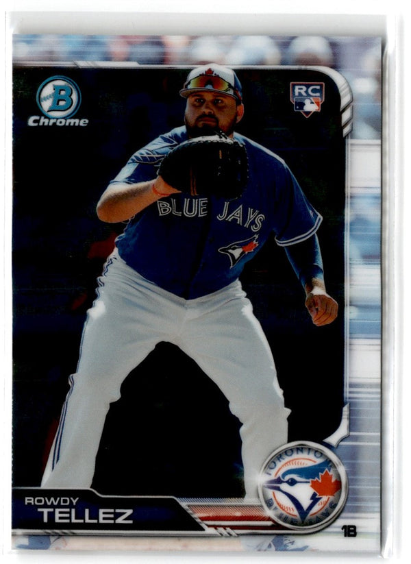 2019 Bowman Chrome Rowdy Tellez #28 Rookie