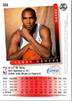 1993 Upper Deck Terry Dehere #335 Rookie