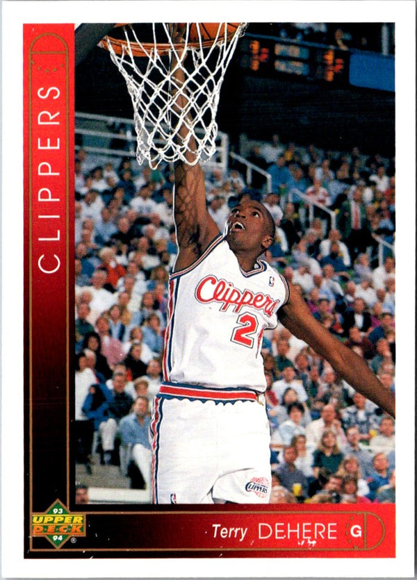 1993 Upper Deck Terry Dehere #335 Rookie