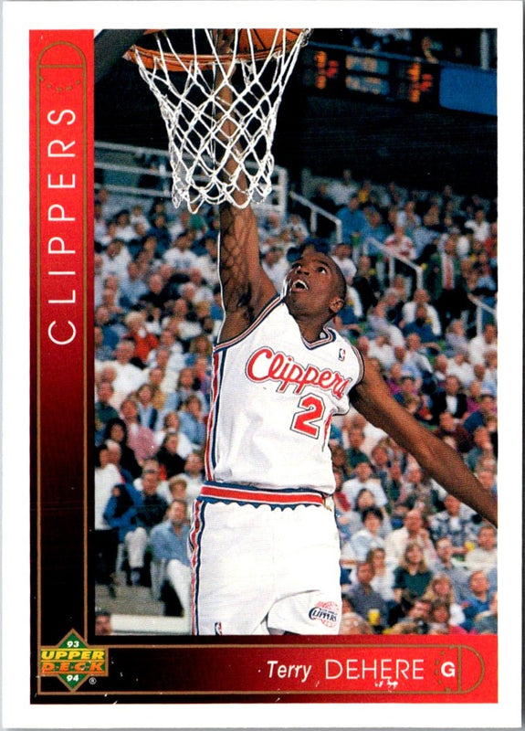 1993 Upper Deck Terry Dehere #335 Rookie