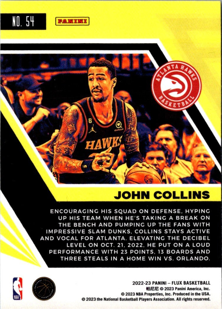 2023 Panini Prizm Prizms Green John Collins