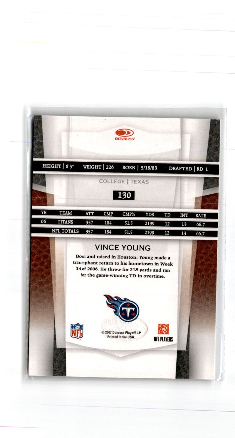 2007 Leaf Rookies & Stars Prime Cuts Vince Young