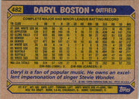 1987 Topps Daryl Boston #482