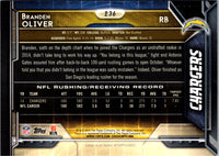 2015 Topps Branden Oliver #236