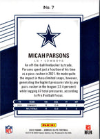2023 Panini Zenith Thunder and Lightning Blue CeeDee Lamb / Micah Parsons #7