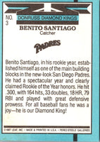 1988 Donruss Super Diamond Kings Benito Santiago #3