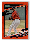 2021 Donruss Holo Red Carlos Carrasco
