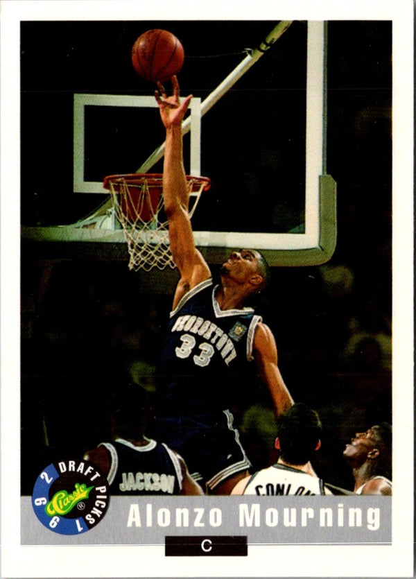 1992 Classic Draft Alonzo Mourning #60