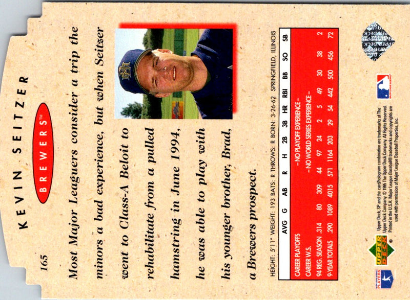 1995 SP Championship Kevin Seitzer