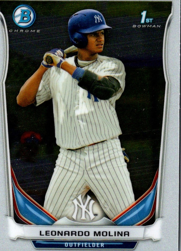 2014 Bowman Chrome Prospects Leonardo Molina #BCP20