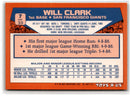 1987 Topps Toys'R'Us Rookies Will Clark
