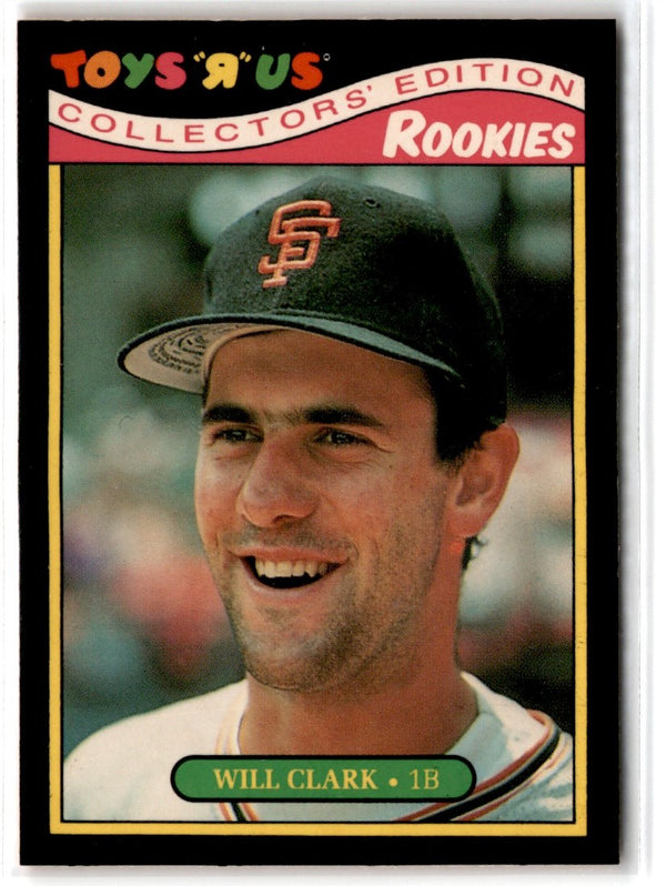 1987 Topps Toys'R'Us Rookies Will Clark #7
