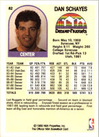 1989 Hoops Dan Schayes #82