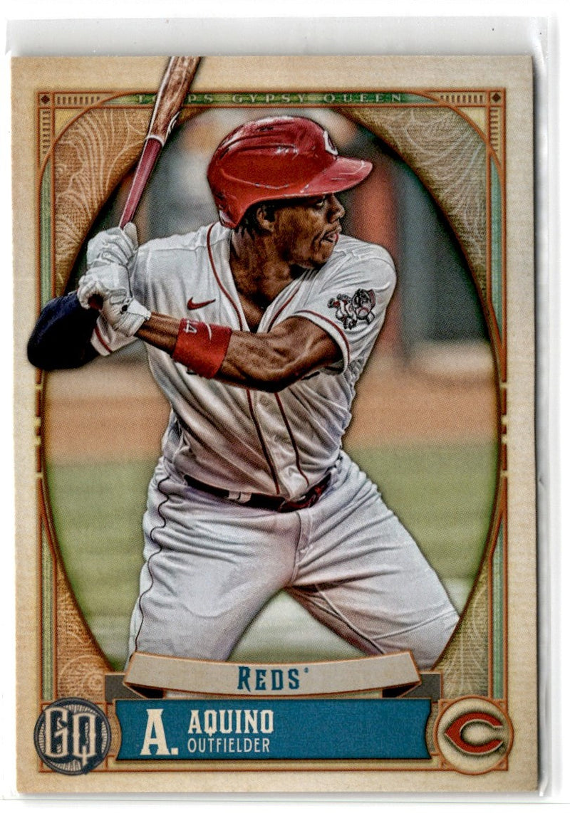 2021 Topps Archives Signature Series Active Player Edition Aristides Aquino Aristides Aquino