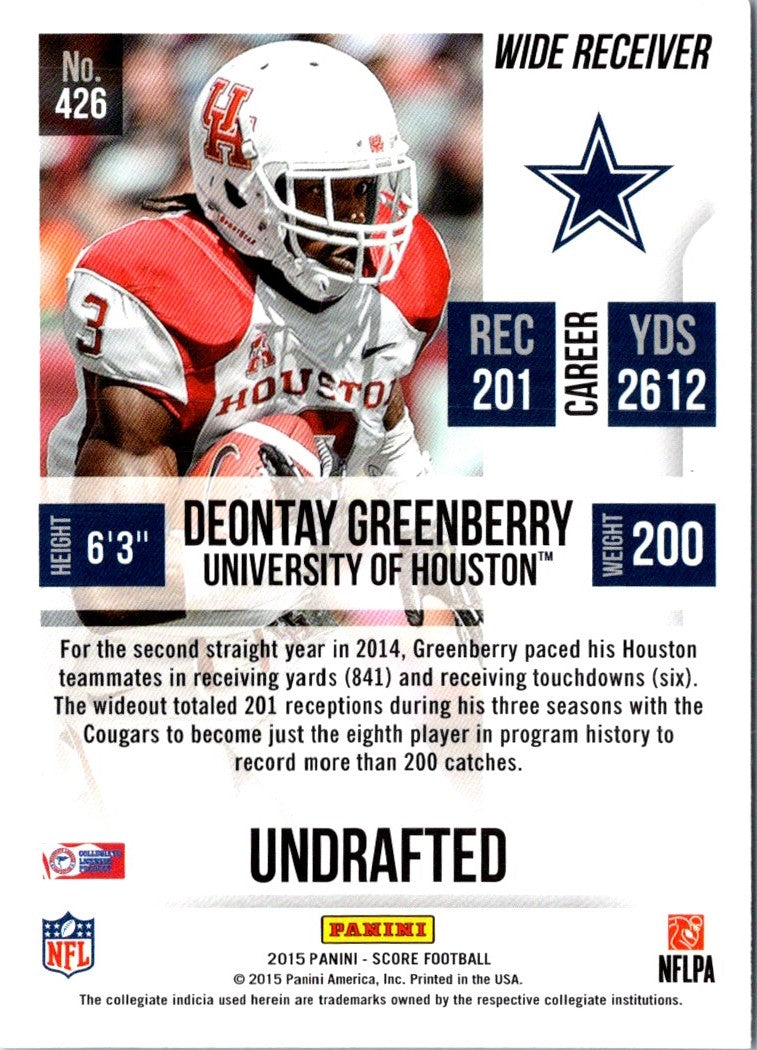 2015 Score Deontay Greenberry