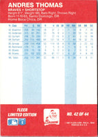 1987 Fleer Baseball All-Stars Andres Thomas #42