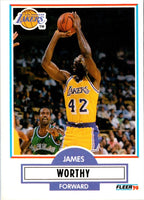 1990 Fleer James Worthy #97