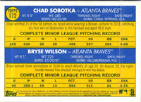 2019 Topps Heritage Chad Sobotka/Bryse Wilson #172 Rookie