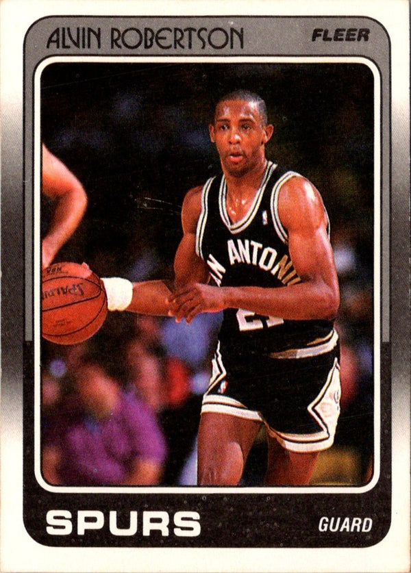 1988 Fleer Alvin Robertson #105