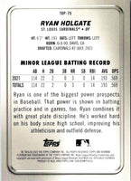 2022 Bowman Platinum Top Prospects Ryan Holgate #TOP-75
