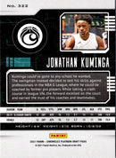 2021 Panini Chronicles Draft Picks Jonathan Kuminga
