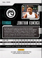 2021 Panini Chronicles Draft Picks Jonathan Kuminga #322