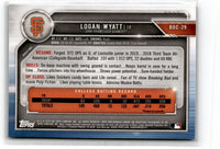 2019 Bowman Draft Chrome Sapphire Logan Wyatt #BDC-29