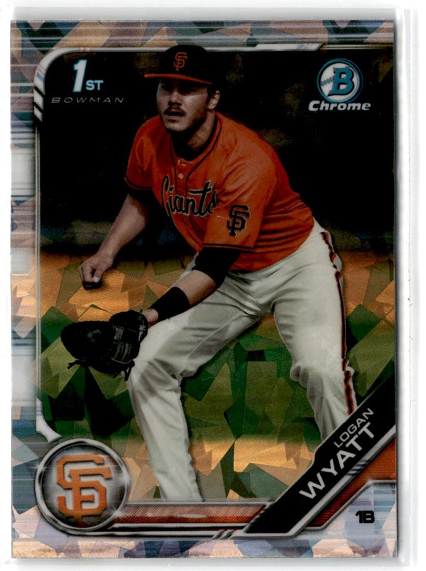 2019 Bowman Draft Chrome Sapphire Logan Wyatt #BDC-29