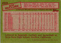 1985 Topps Bob McClure #203