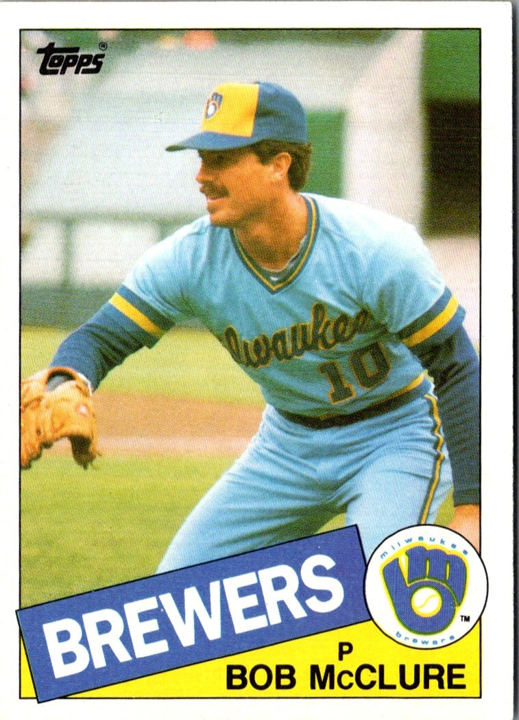 1985 Topps Bob McClure