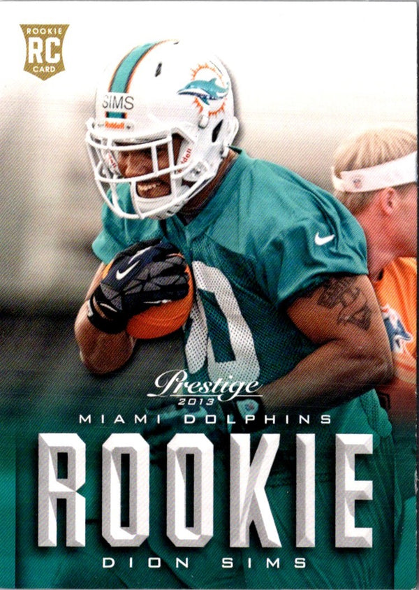 2013 Panini Prestige Rookie Extra Points Blue Dion Sims #229