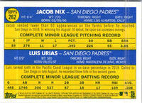 2019 Topps Heritage Jacob Nix/Luis Urias #262 Rookie