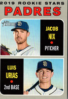 2019 Topps Heritage Jacob Nix/Luis Urias #262 Rookie