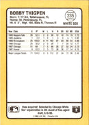 1988 Donruss Baseball's Best Bobby Thigpen