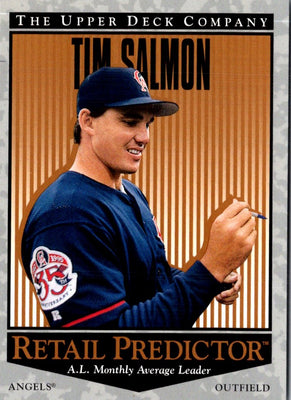 1996 Upper Deck Predictors Retail Tim Salmon #R28