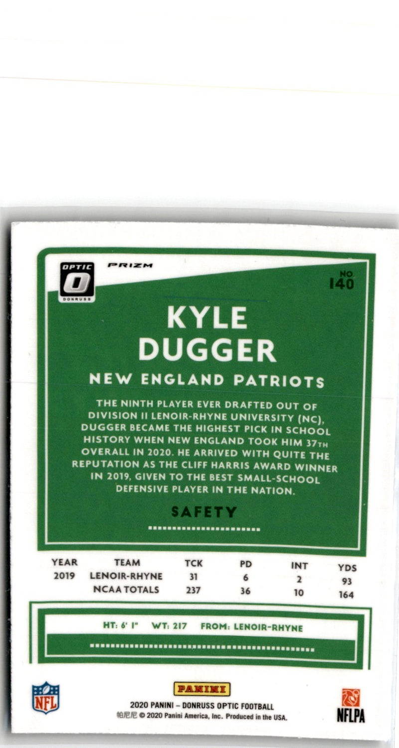 2020 Donruss Optic Kyle Dugger