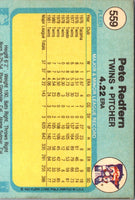 1982 Fleer Pete Redfern #559