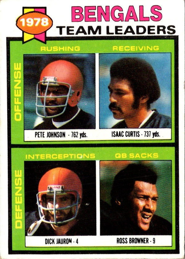 1979 Topps Pete Johnson/Isaac Curtis/Dick Jauron/Ross Browner #94