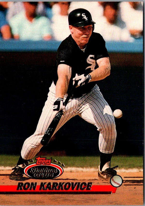 1993 Stadium Club Ron Karkovice #427