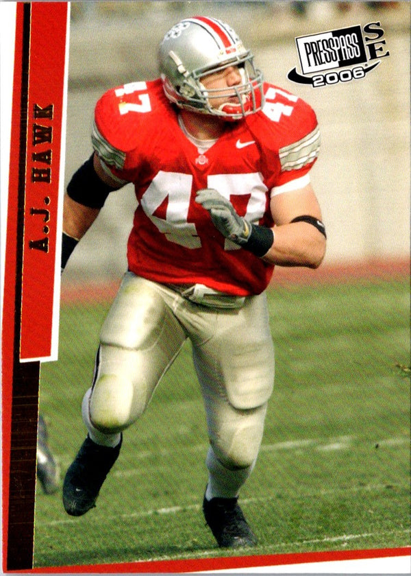 2006 Press Pass SE Gold A.J. Hawk #G15