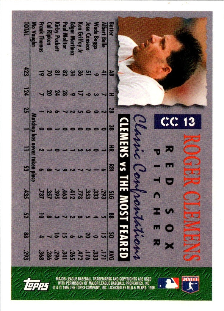 1996 Topps Laser Roger Clemens