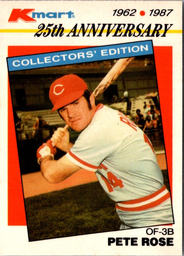 1987 Topps Kmart 25th Anniversary Pete Rose #19