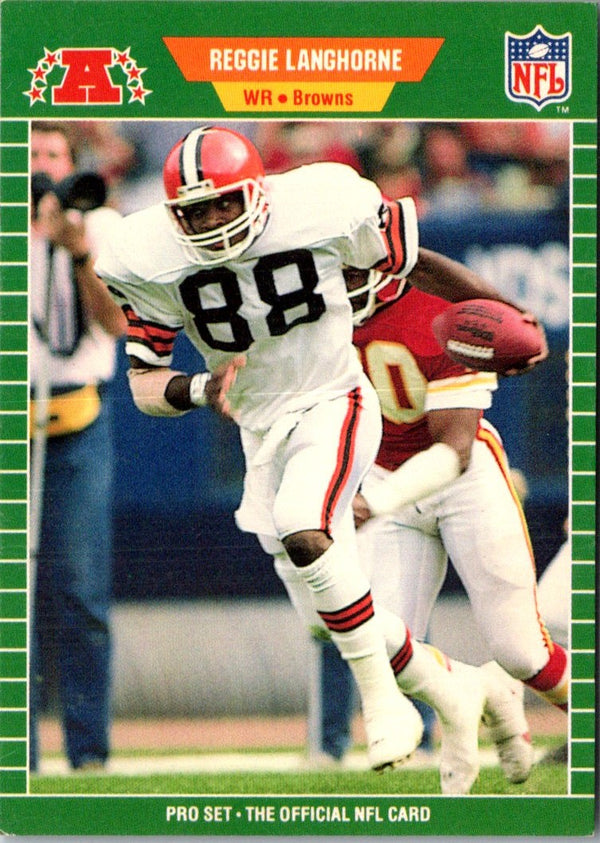 1989 Pro Set Reggie Langhorne #78 Rookie