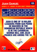 1992 Triple Play Juan Samuel