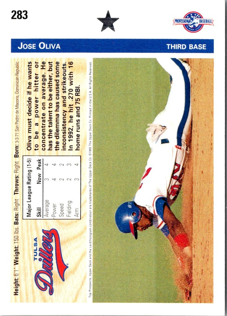 1992 Upper Deck Minors Jose Oliva