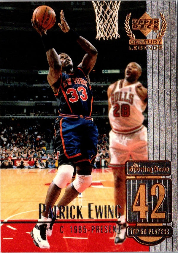 1999 Upper Deck Century Legends Patrick Ewing #42