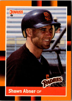 1988 Donruss Baseball's Best Shawn Abner #21