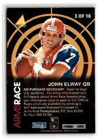 1995 Pinnacle Club Collection Arms Race John Elway #3