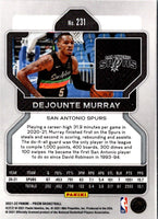 2021 Panini Prizm Blue Dejounte Murray #231