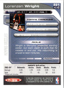 2004 Topps Total Lorenzen Wright
